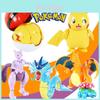 Bola de Pokémon Ovo Deformado Pikachu Charizard Bulbasaur Robô Brinquedo Infantil Para Maiores de 7 Anos