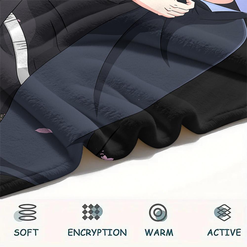 Sasuke Naruto pattern Flannel Blanket, High quality Comfortable for All Seasons, Home Decor, Warmth and Comfort, Perfect for Gifts.