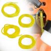 4Pcs Petrol Fuel Gas Line Pipe Hoses Petrol Line For String Trimmer Chainsaw Saw Blower Grass Cutter Brushcutter Fitting