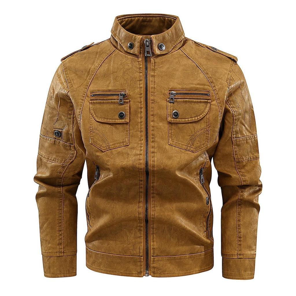 Waschen von Vintage-Lederkleidung, Wasch- und Ausbleichvorgang, starker Belastungsprozess, gut aussehend
