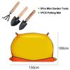 Indoor Garden Tool Waterproof Indoor Succulent Potting Mat PE Gardening Mat Portable for Plant Transplanting and Dirt Control