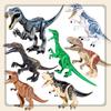 Jurassic Building Blocks World Dinosaurs Figures Bricks Baryonyx Tyrannosaurus Rex Indominus Rex I-Rex Assemble Kids Toys