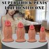 Realistic Liquid Silicone Dildo Soft Penis Anal Vaginal Plug Adult Sex Toy Masturbation