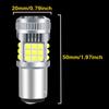 1Piece 1156 P21W BA15S BAU15S 1157 P21/5W BAY15D Super Bright CANBUS LED Bulb Car Brake Light Turn Signals Auto Reverse Lamp