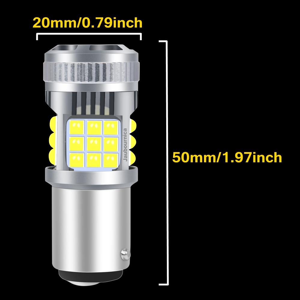 1Piece 1156 P21W BA15S BAU15S 1157 P21/5W BAY15D Super Bright CANBUS LED Bulb Car Brake Light Turn Signals Auto Reverse Lamp