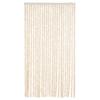 Fly Screen Curtain Beige and White 100 X 200 Cm Chenille