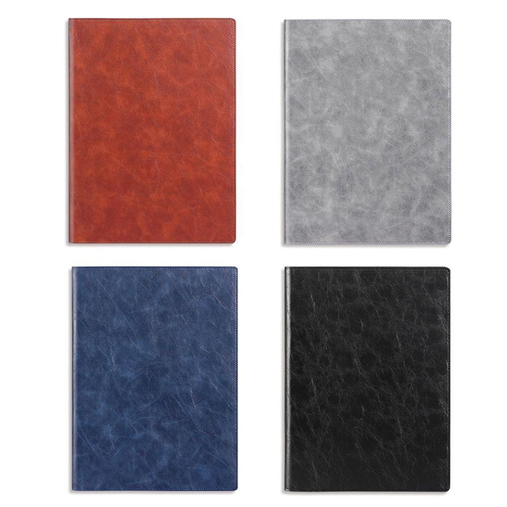 Vintage Clipboard Leather File Folders Multifunctional Business Folder Briefcase Interview