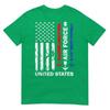 United States Air Force American Vintage Usa Flag Patriotic Tshirt