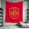 Spain national football team Wall Tapestry Aesthetic Wall Hanging Printed Fabric Blanket Decorative Tapestries for Bedroom Living Room Home Decor