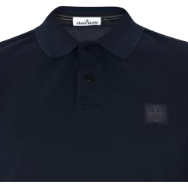 Stone Island Solid Color Slim Fit Short Sleeve Polo Shirt Men tops 741522S67-V0020