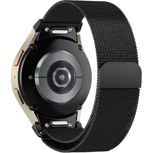 Magnetic Metal Band for Samsung Galaxy Watch 7 6 5 4 FE 40mm 44mm/Galaxy 6 Classic 43mm 47mm/4 Classic 42mm 46mm/5 Pro 45mm,One Click Attachment,No