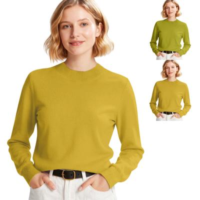 Damesmode Lange Mouwen Slankmakend Alles- Trui Pullover Gebreide Top