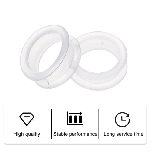 Beaupretty 8-Piece Silicone Finger Rings for Hair Cutting Scissors, Finger Protector Rings, Hair Styling Accessories, Flexible Scissor Ring Covers for