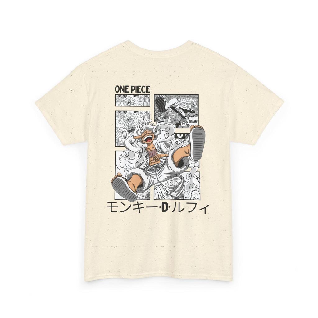 One Piece Japanese Anime 2026 Summer New100cotton Tshirt Fifth gear Luffy pattern unisex popular short sleeves loose Y2K shirt