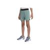 Nike Dri-Fit Quick-Drying Comfortable Elastic Shorts Kids Shorts Vintage-Green FJ6818-361