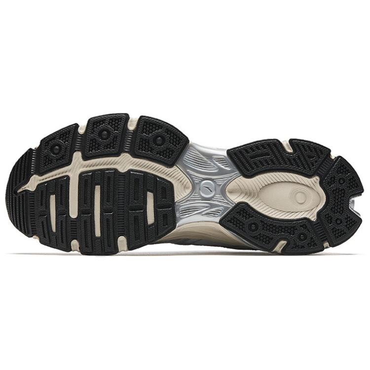 New Anta Wear-Resistant Cushioning Warm Low-Top Casual Shoes Women's White Gray Silver 122518895-5