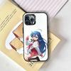 K-Konata Izumi L-Lucky S-Star Phone Case For iPhone 17,16,15,14,13,12,11 Plus,Pro Max,XS,Colored Silver Plated Inside Cover
