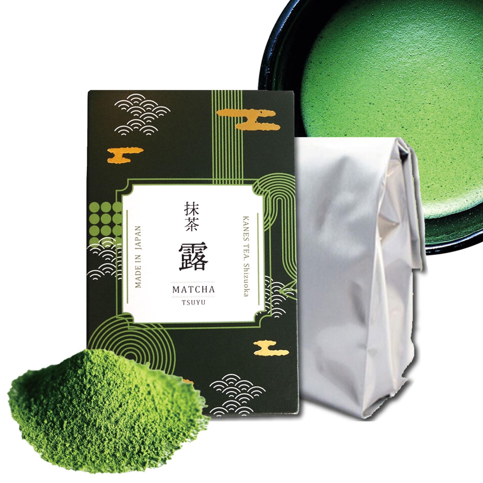 Kanesu Tea Matcha Tsuyu Powdered Green Tea Tea Powdered Green Matcha Matcha Tea Thin Japanese Small Matcha Powder - Leaves, Tea, Latte, Sweets,