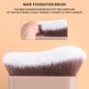 1 Stück Hand-Make-up-Pinsel, Foundation-Pinsel, Gebogener Pinsel, Weiche Borsten, Gleichmäßige Anwendung, Hochwertiger Make-up-Pinsel, Reise-F