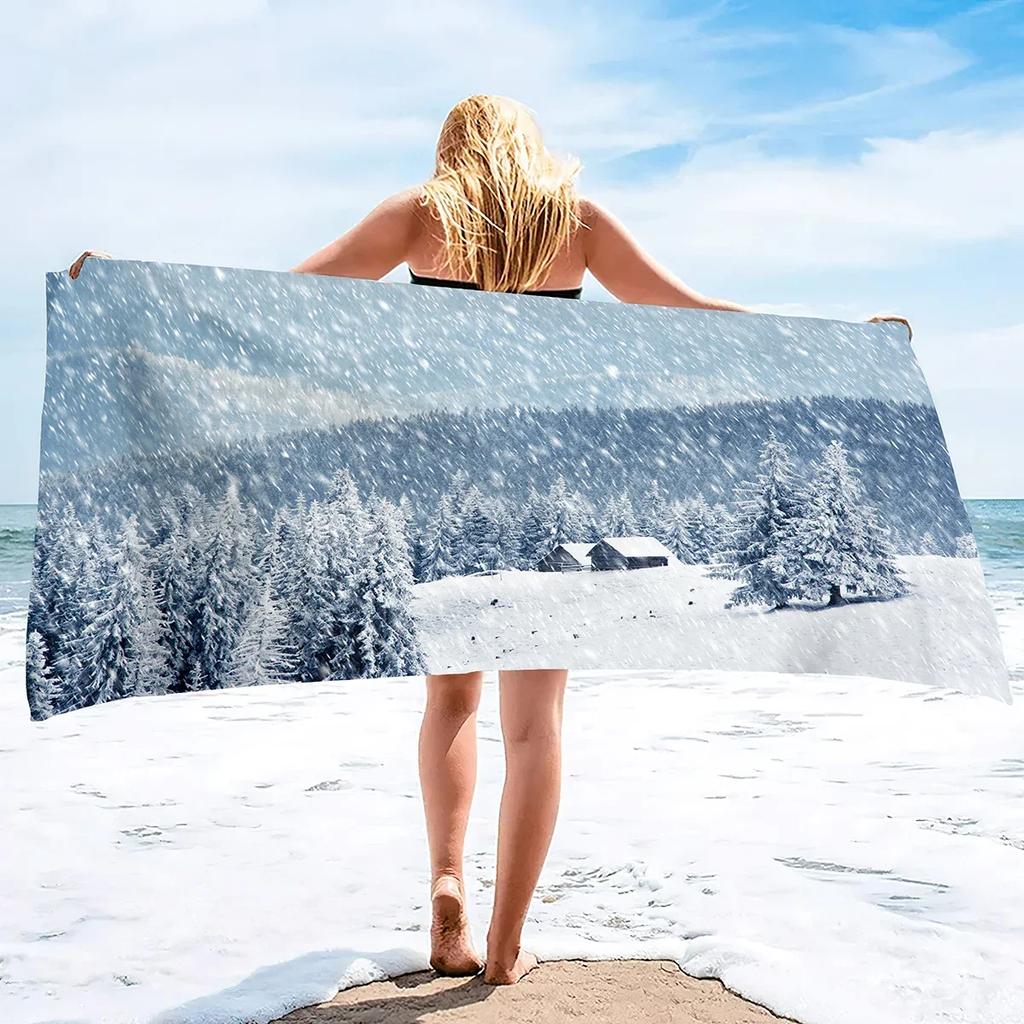 Sand Free Beach Towel Quick Dry Pool Towel,Large Beach Blanket,Lightweight Ultra Soft Highly Absorbent Bath Towel for Travel