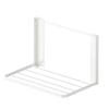 Magnetic Metal Washing Machine Side Shelf Space-Saving Folding Clothes Rack No Punching Temporary Rack Simple Bathroom Shelf