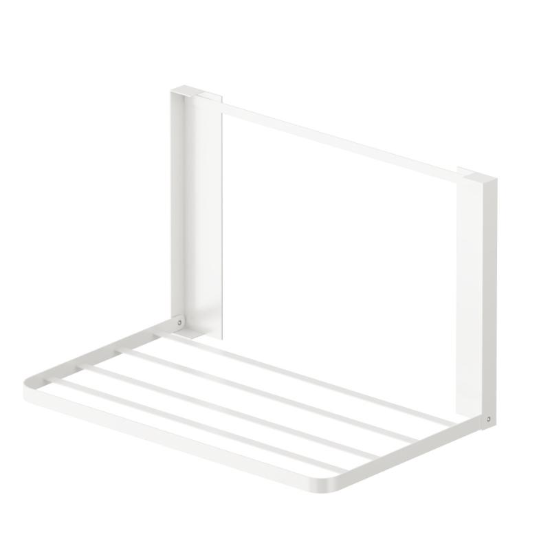 Magnetic Metal Washing Machine Side Shelf Space-Saving Folding Clothes Rack No Punching Temporary Rack Simple Bathroom Shelf