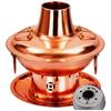 ZHOUYUEHENGSHENG Old Beijing Style Copper Hotpot