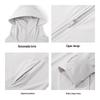 JEEP Men's Ice-Feel UV Protection Sun Jacket with Detachable Hood