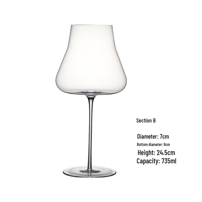 Kristály Burgundi Vörösboros Pohár