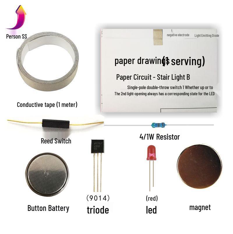DIY Paper Circuit Kit: Magnetic Door Alarm for Student Electronics Experiment