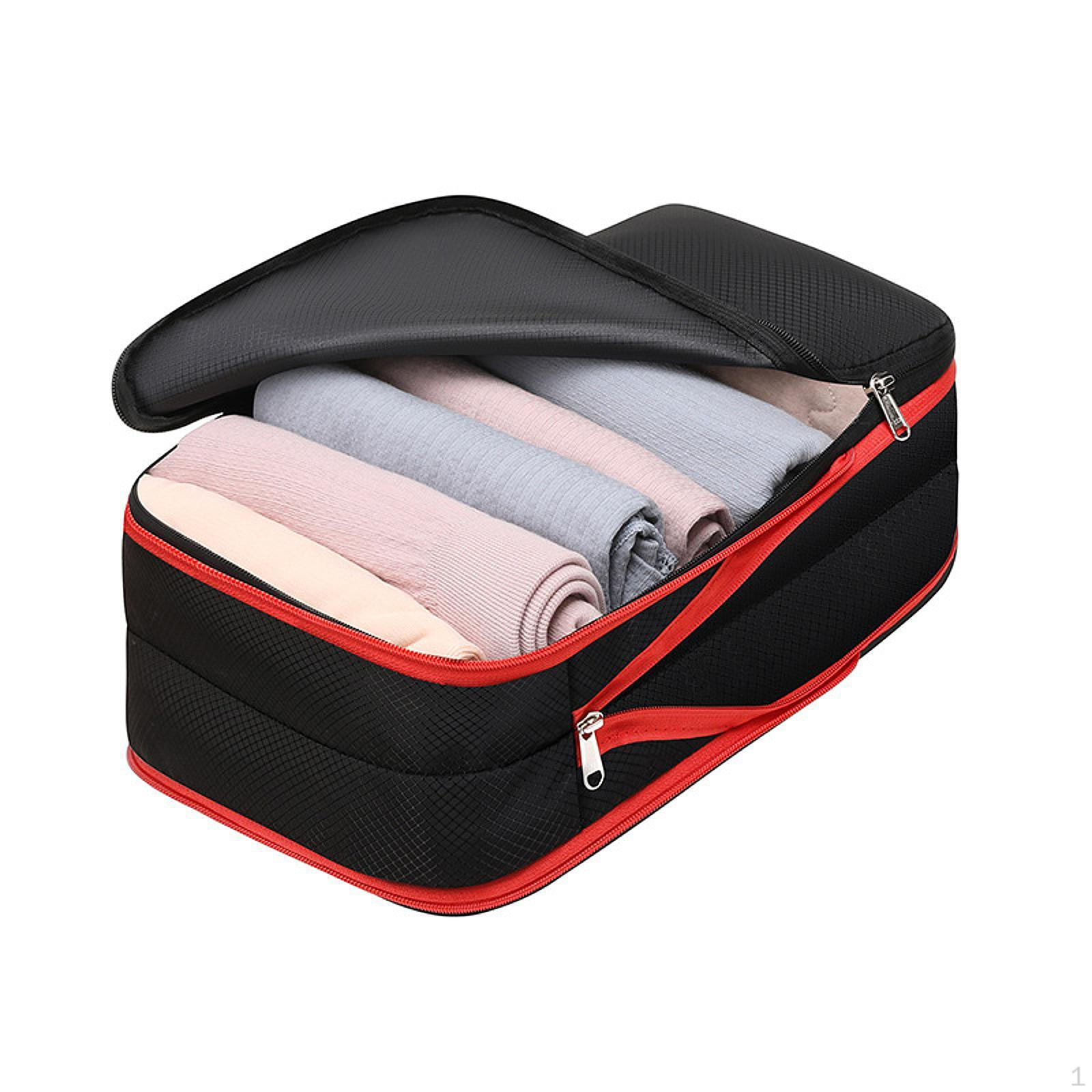 Компрессионный упаковочный куб Легкая портативная сумка для хранения Водоотталкивающая Расширяемая для отпуска 2298₽