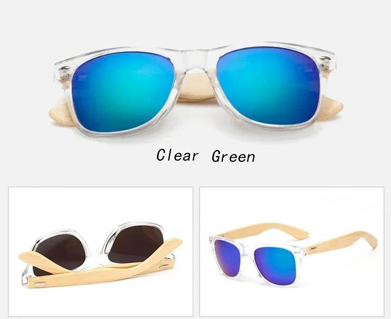 Fashion Brand Luxury Designer Bamboo Sunglasses Men Women Wood Vintage Mirror Shades Glasses Travel Party Outdoor Sunglasses