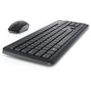 Dell KM3322W Keyboard and Mouse Combo, Wireless, Batteries Included, LT, Black