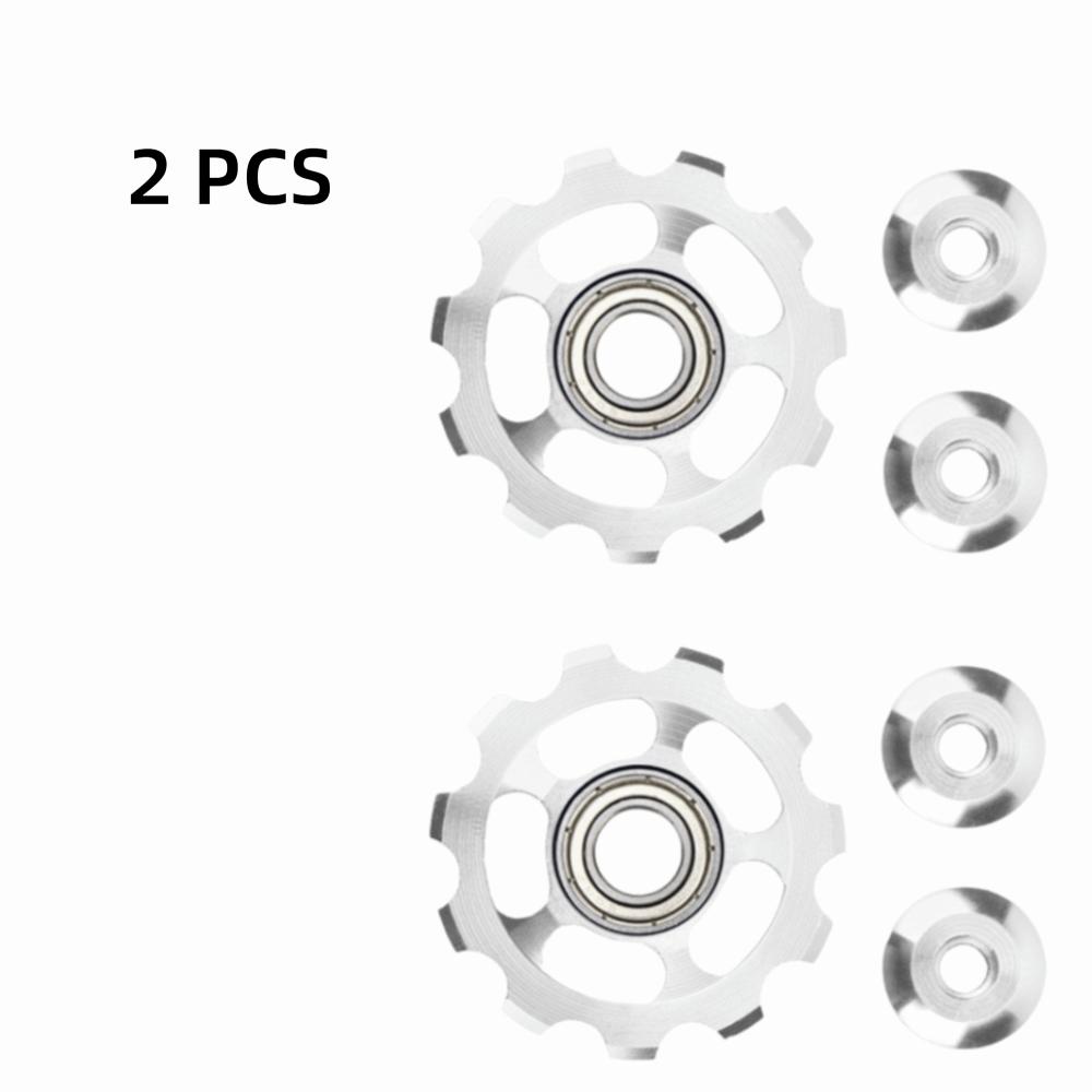 Sealed Bearing Bike Jockey Wheel Aluminum Zinc Zinc Alloy Bicycle Bearing for 2pcs Road Bike