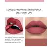 12 Farben Matte Velvet Lip Glaze Langanhaltender, wasserfester, nicht klebriger, wischfester flüssiger Lippenstift Valentinstagsgeschenke