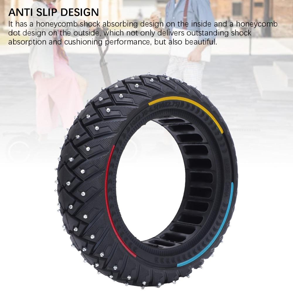 With Anti Slip Screws Electric Scooter Tire Honeycomb Solid Rear Tire  Scooter Maintenance