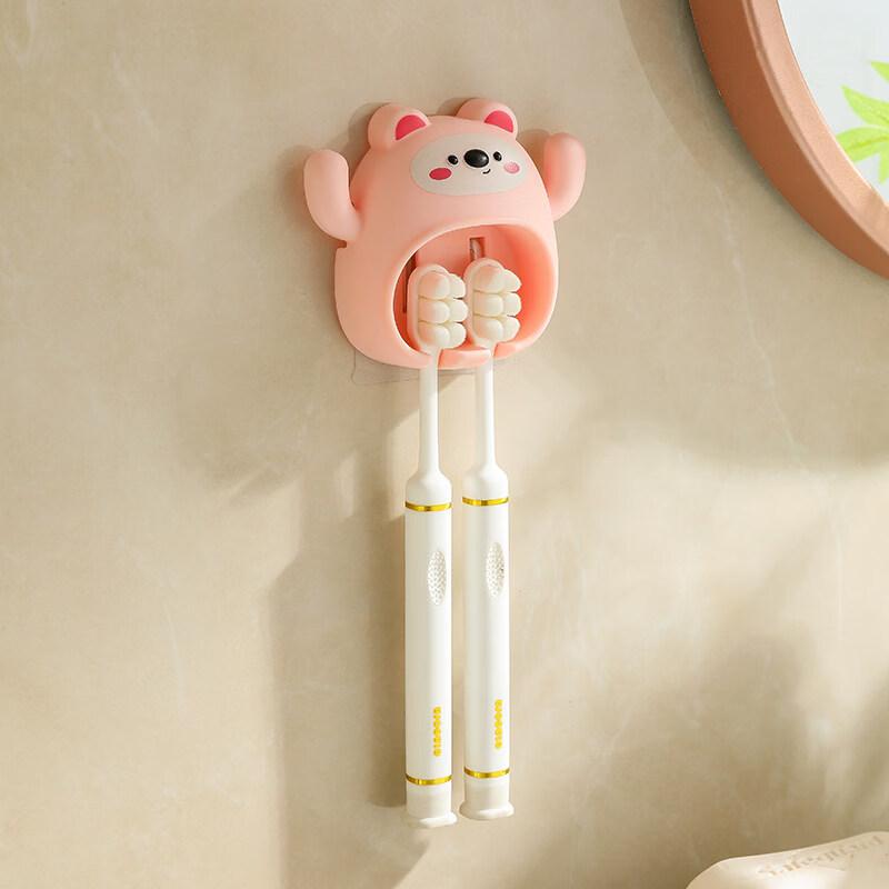 LIEI Little Bear Wall-Mounted Toothbrush Holder
