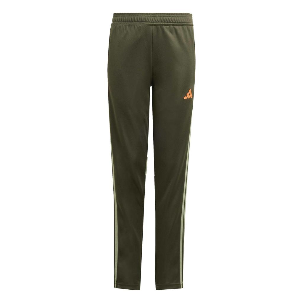 Adidas Tiro Essential Soccer Tracksuit Set in Night Orange Kids' (KSQ97) Cargo/Tent Green/Impact (JX2219)