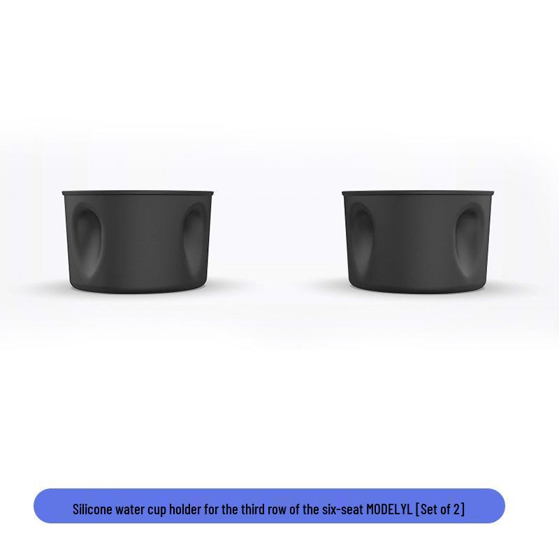 Tesla Model YL Silicone Waterproof Cup Holder Tray