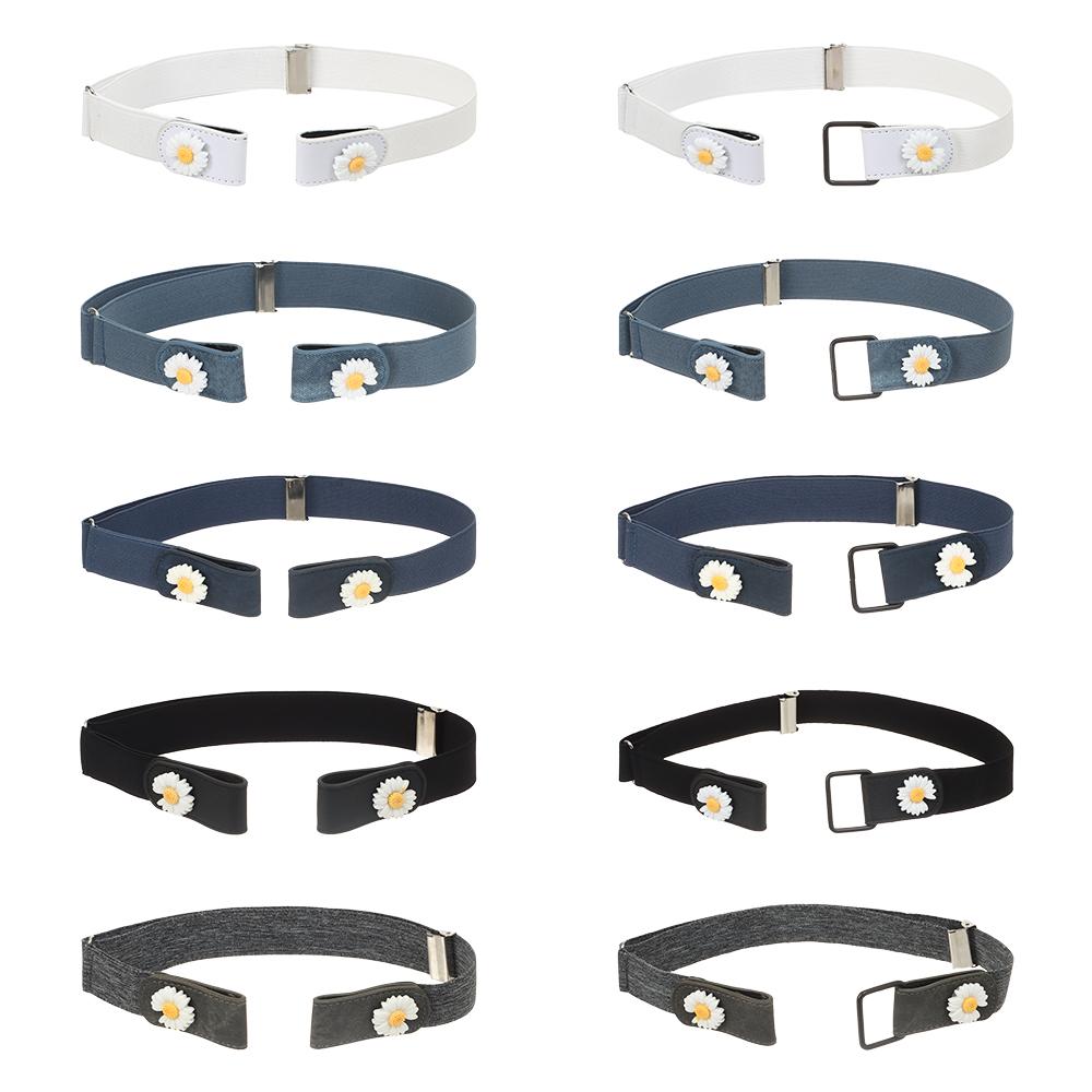 

Повседневный женский пояс с Дейзи, эластичный пояс, эластичный пояс, аксессуары для джинсов