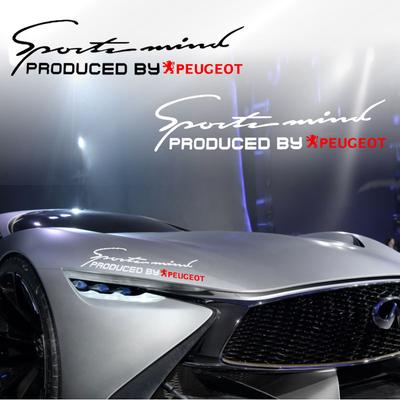 1Pcs Sport Design Car Front Head Light Eyebrow 3D Sticker For 308 408 508 RCZ 208 3008 2008 206 207 108 406 407 408 206 207 208 306 307