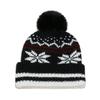 Temu autumn and winter new wool hat Christmas snowflake jacquard ear protector pullover hat knitted hat wholesale