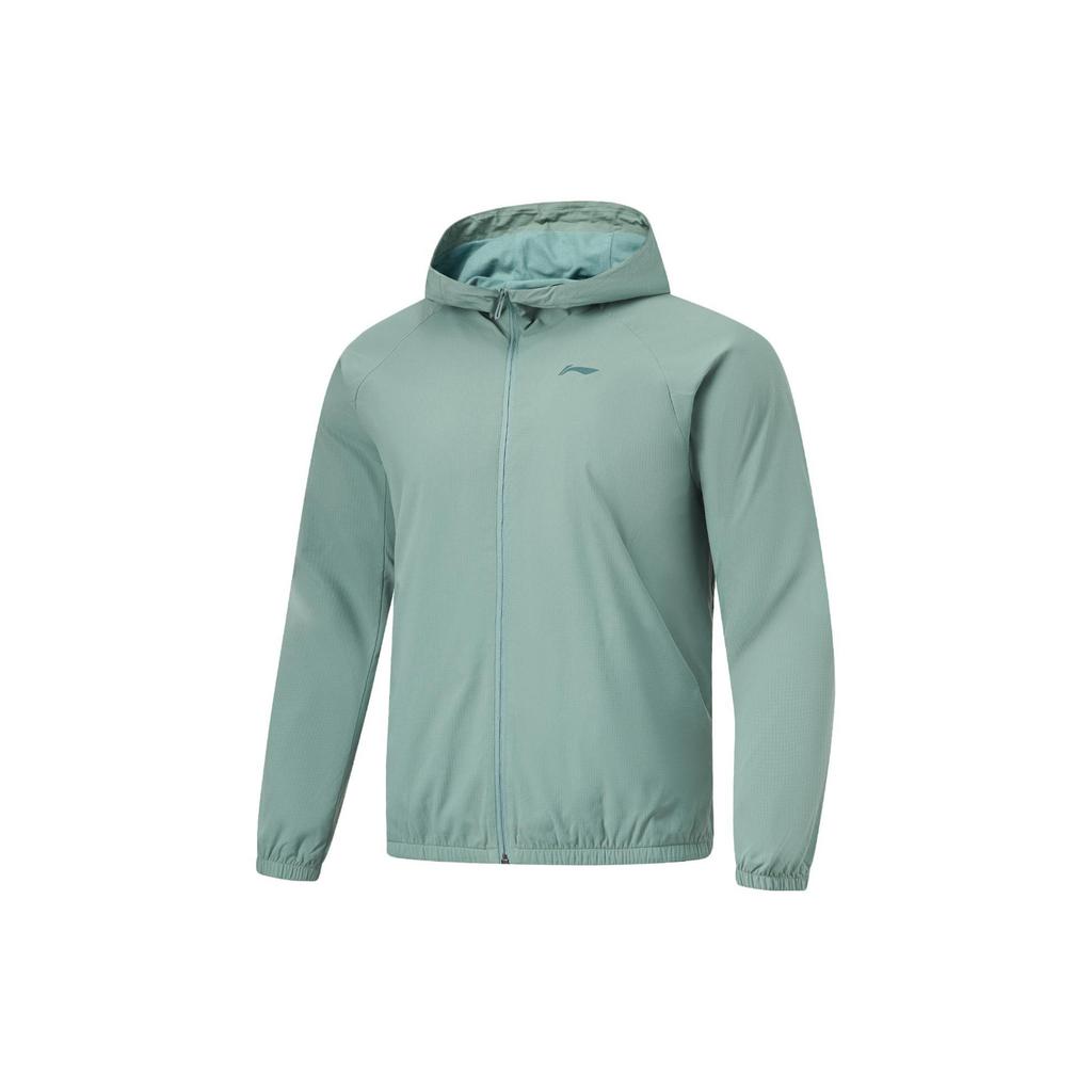 Li Ning Fitness Series Trench Coat Men's Lake Green AFDU089-5