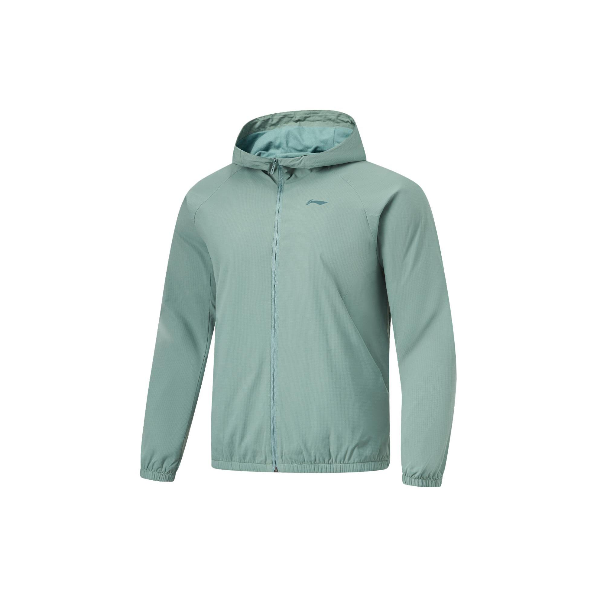 Li Ning Fitness Series Trench Coat Men s Lake Green AFDU089-5 L