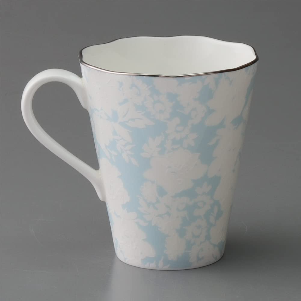 JILL STUART Pair of Mugs, 300cc, Stylish and Cute, Set of 2 Designs, Pink and Blue, Wedding Gift, Gift Boxed, 97129-21974