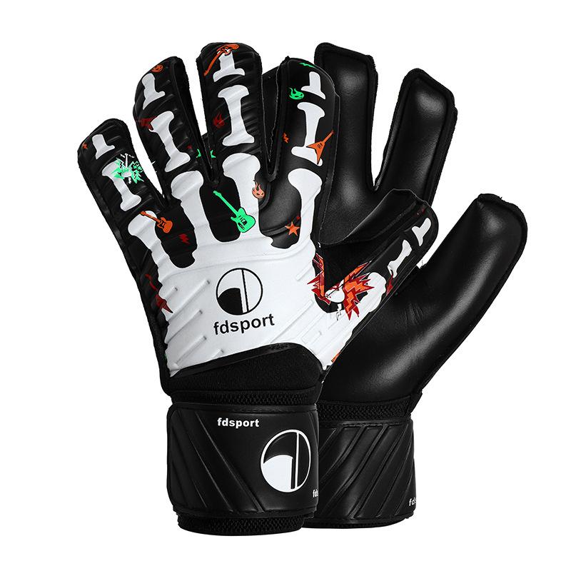 New Football Goalkeeper Gloves Latex Finger Protective Gloves Professtional Competition 5 Fingers Protection for Kids Adults