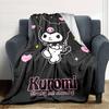 1pc Sanrio Kuromi6 Blanket, Gift, for Men and Women, Soft Blanket, Good for Sofa Bed Couch Travel, Lightweight Flannel Blanket
