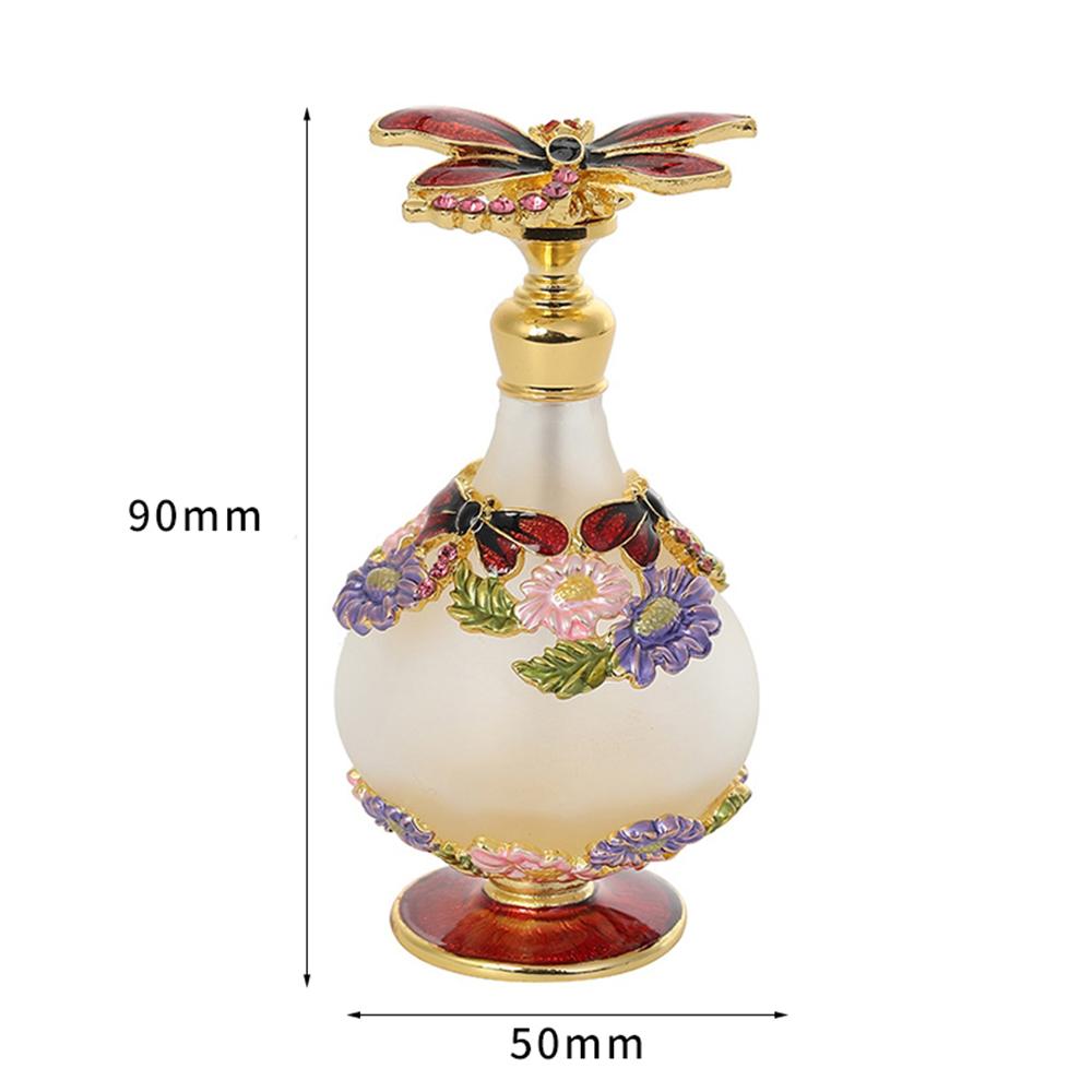 1PC 5/7/10/12/15/25/30/40ml Refillable Empty Perfume Bottles Crystal Glass Essential Oil Bottle Home Decor Wedding Party Gift