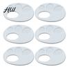 Small Paint Mixing Palette Plastic Tray 3D Printed Finger with Hand Grip Easy to Palettes Clean Portable Painting for Kids Artists Watercolor Acrylic