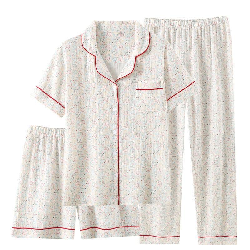 Women's Two Piece Set Round Neck Long Sleeve Tops Elastic Band Trousers Pajama Set Leisure Suit